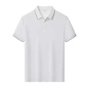 เสื้อโปโลแขนสั้นสีพื้นโพลีเอสเตอร์สีน้ำเงินเข้มสำหรับงานสร้างทีมและการปรับแต่ง - Product Image 2