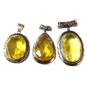 <span class=keywords><strong>Collana</strong></span> con <span class=keywords><strong>Ciondolo</strong></span> in <span class=keywords><strong>Ambra</strong></span> Naturale alla Moda - Product Image 4