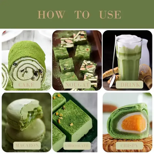 Qinshantang Premium Biologische <span class=keywords><strong>Instant</strong></span> Matcha Groene Thee Poeder Ceremoniële Kwaliteit In Blikken Bulkzak Doos Beker Verpakking Voor Afslanken - Product Image 4