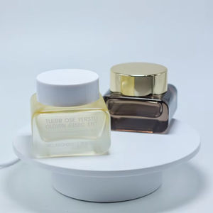 Wholesale Cosmetic Packaging square clear Frosted Empty Serum Lotion Glass <b>Bottle</b> with <b>Pump</b> - Product Image 5