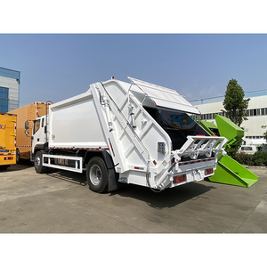 รถบรรทุกขยะอัดแบบ Sino Howo 6x4 ขนาด 25 ลูกบาศก์เมตร รถบดอัดขยะ รถบรรทุกขยะใหม่เอี่ยม - Product Image 6