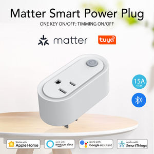MT-WR12WM Matter Smart Power <b>Plug</b> Wifi 15A Power Meter <b>Remote</b> <b>Control</b> US Outlet Works with Tuya Homekit Echo Alexa Google Home - Product Image 2