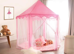 Carpa de Princesa en Oferta, Casa de Juegos Grande para Niñas, Castillo de Juegos con Luces, Juguete para <span class=keywords><strong>Niños</strong></span>, Juegos Interiores y Exteriores, Personalizable - Product Image 3