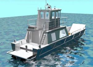 Fabricante de barcos 12M 37 pies Todo soldado Carga de aluminio Gran espacio Transporte Embarcación Barco de pesca - Product Image 3