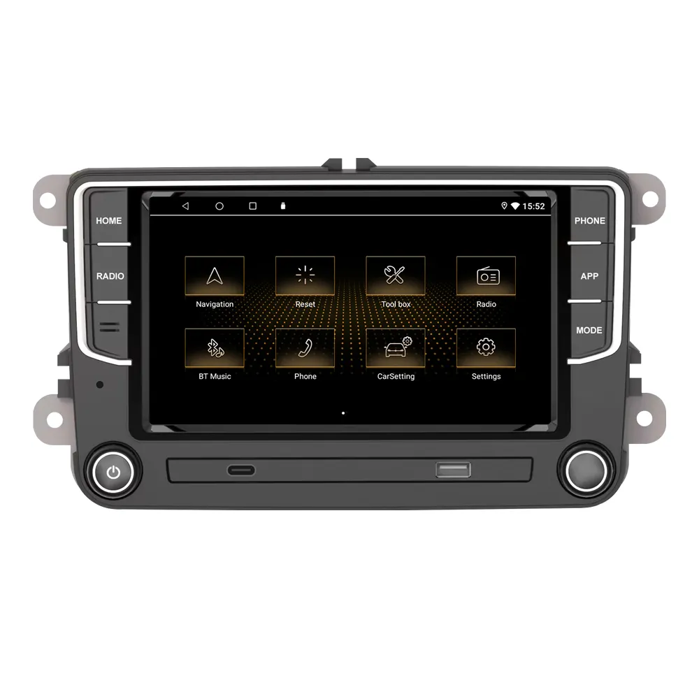 7 "オリジナルスタイルAndroid13 4 64G For VW Passt Golf Polo MK5/6 Caddy AmorkCarplayカーステレオラジオGPSWIFI BT