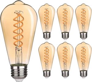 All'ingrosso stile Vintage dimmerabile ST58 <span class=keywords><strong>E27</strong></span> E26 decorativo a globo Retro lampadina a incandescenza - Product Image 2