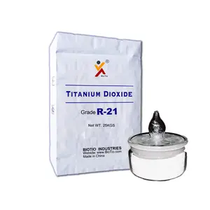 Dioxyde de titane rutile grade R-21 Tio2 poudre de dioxyde de titane Type Rutile