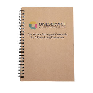 Carnet de notes d'affaires populaire pour entreprise, format A5 A6, spirale, logo personnalisé, papier kraft écologique et couverture rigide en PP - Product Image 5