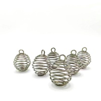 HuifengLantern printemps spirale perle Cages pendentifs argent or Bronze Gunmetal couleur alliage pour collier bijoux bricolage trouver des breloques