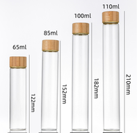 Flacons en verre borosilicate de haute qualité 30ml 50ml 100ml, vides, avec bouchon à vis, mini flacons tubulaires transparents, sérigraphie pharmaceutique