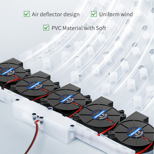 Anjuny 10 ventole 3 temperatura regolabile 12V 24V 15s raffreddare cuscino di ventilazione per auto veloce raffreddamento coprisedile per auto - Product Image 5