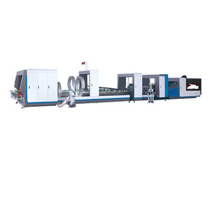 Caja corrugada completamente automática Carpeta Encoladora Grapadora Maquinaria de puntada Caja de cartón Máquina de coser - Product Image 2