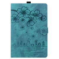 Étui portefeuille en cuir PU à motif floral de fleurs de cerisier pour tablette Lenovo Tab K11 Gen2 TB336 M11 11 pouces TB330
