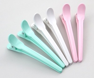 Pinces <span class=keywords><strong>à</strong></span> cheveux de couleur bonbon les plus vendues Outils de coiffure-Clips de positionnement de la zone Clips en forme de <span class=keywords><strong>bec</strong></span> de canard sans couture - Product Image 5