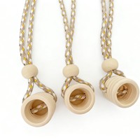 Bouchons en bois pour flacon de parfum de voiture en verre, diffuseur transparent vide, couvercle en bois, diffuseur d'huiles essentielles, désodorisant d'air rechargeable