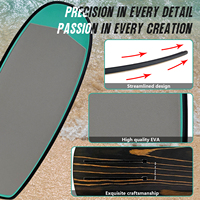 Planche à pagaie en fibre de carbone léger 105*44cm pour hydroptère surf aileron jeu d'eau pompe de pompage planche de surf