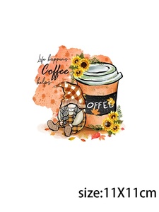 LETOP 1PCS Automne Automne Tasse à Café 16Oz Ab <span class=keywords><strong>Film</strong></span> Autocollant Transfert Impression Conception Personnalisée - Product Image 6