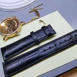 Correa de Reloj Vintage Retro de Cuero de Cocodrilo Genuino Hecha a Mano de 20mm 22mm 24mm 26mm, Correa de Piel de Caimán Auténtica - Product Image 6