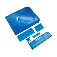 Pour WII, coque complète de remplacement pour console de jeu WII, avec petites pièces, transparente bleue
