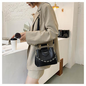 Fabricant de sacs en cuir Vente en gros Mode féminine sac seau personnalisé Sacs à main de créateur Sacs à bandoulière en cuir pour femmes - Product Image 3