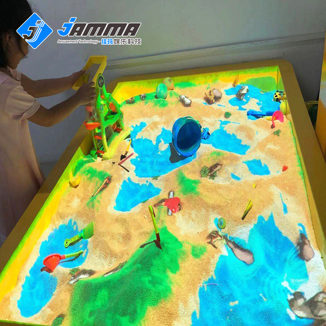 Kids Educational Interactive Sandbox AR Projection Game Table for Indoor Use in Home & School