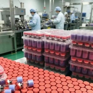 Péptido de Cobre Azul de Alta Pureza 50mg, Polvo Liofilizado en Botella, Materia Prima para Cuidado Corporal, Venta al Por Mayor, Personalización Disponible - Product Image 4