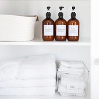 Étiquettes autocollantes personnalisées pour bouteilles de cosmétiques, résistantes à l'humidité, à forte adhérence, pour shampoing et gel douche, en promotion directe usine