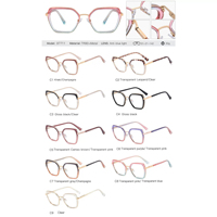 Partagas mode oeil de chat métal TR90 carré Anti lumière bleue bloquant lunettes lunettes monture optique lunettes pour femmes