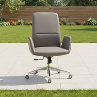 Silla ergonómica ajustable simple y cómoda de fábrica china con función de ventilación - silla de oficina para empleados