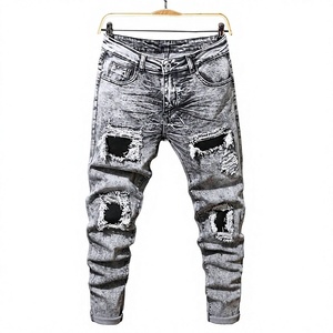 RNSHANGER Salopette décontractée de style japonais pour homme, pantalon cargo en jean délavé, coupe droite ample, respirant, poids moyen - Product Image 5