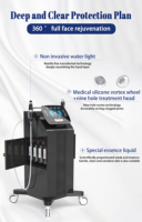 Appareil de Dermabrasion à Bulles d'Oxygène Bubble Feishuttle, Machine Électrique d'Extraction des Points Noirs, Aspirateur Hydra Dermabrasion