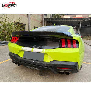Couvercle de coffre en fibre de carbone Mustang pour <span class=keywords><strong>Ford</strong></span> Mustang S650 2024, couvercle de coffre modifié en fibre de carbone SA - Product Image 4