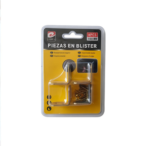 Ángulos de Acero Iguales de 30*30MM, Soporte de Ángulo Recto de Hierro, Procesado por Curvado, en Embalaje Blíster - Product Image 1