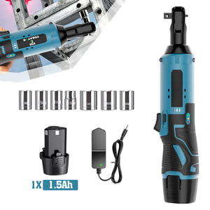 Battery <b>Powered</b> 12V Ratchet Wrench Impact 45Nm Torque DIY Grade for Car Local US Warehouse CW-12A-1 Cordless Ratchet Wrench CW-1 - Product Image 1