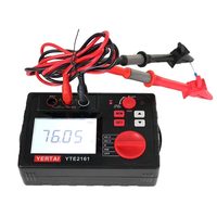Testeur d'isolement électrique numérique portable East Tester 1000V/2500V haute tension, Mégohmmètre 10G