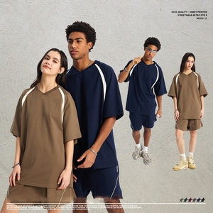 Chaud nouveau Design été unisexe glace fraîche séchage rapide 100% coton épissé femmes et hommes T-Shirts - Product Image 3