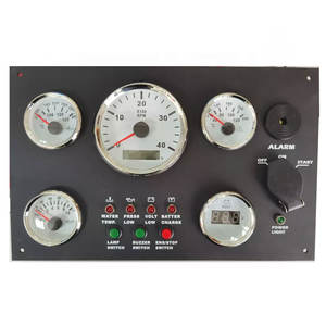 Panneau de jauge de tableau de bord de moteur multifonctionnel 12V/24V panneau de moteur pour voiture, bateau, camion - Product Image 3
