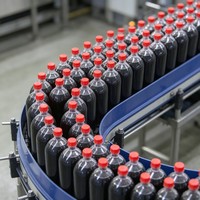 Usine d'embouteillage automatique haute efficacité pour eau pétillante 8000 BPH, machine à boissons gazeuses à entraînement par moteur pour bouteilles en verre de 500 ml