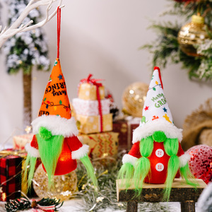 New Product Santa-Shaped Christmas Decoration Pendant <b>Light</b> Small Faceless Dwarf Doll Toy for Party Decorations - Product Image 2