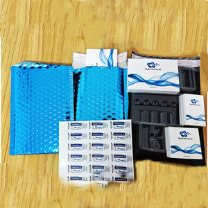 Bộ bao bì Peptid thiết kế thương hiệu tùy chỉnh, lọ đơn, lọ đôi và 5 lọ, hộp giấy, nhãn lọ 2ml kèm túi bong bóng bảo vệ - Product Image 1