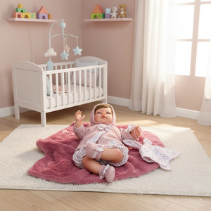 Muñeca Reborn Celia de Alta Calidad Hecha a Mano en España, Morena, Cuerpo Suave, con Accesorios para Niños - Product Image 3