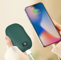 Invierno regalo de Navidad portátil recargable Mini manos cálidas carga rápida HandWarmer Power Bank