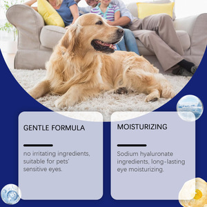 Gouttes oculaires pour animaux de compagnie YEGBONG pour chiens <span class=keywords><strong>et</strong></span> chats |   Nettoyant Doux pour les Taches de Larmes, Soulage les Irritations <span class=keywords><strong>et</strong></span> les Rougeurs - 30ML Nettoyant Oculaire Sûr pour Animaux de Compagnie - Product Image 3