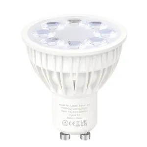 Светодиодная лампа Zigbee 3,0, 4 Вт, RGBCCT, GU10, с управлением через приложение