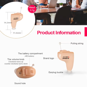 Appareil auditif <span class=keywords><strong>invisible</strong></span> certifié professionnel 8 canaux IIC CIC ITC, aides auditives discrètes à bas <span class=keywords><strong>prix</strong></span> pour la surdité - Product Image 3