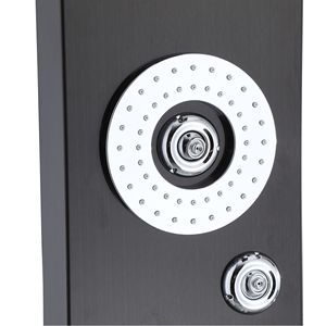 Panel de <span class=keywords><strong>ducha</strong></span> de <span class=keywords><strong>acero</strong></span> <span class=keywords><strong>inoxidable</strong></span> 1018 con soporte de pie y grifos, accesorios de grifería para <span class=keywords><strong>mampara</strong></span> de <span class=keywords><strong>ducha</strong></span> - Product Image 3