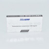 Boîte d'emballage personnalisée en papier pour médicaments, 125X90X20, 500Mg