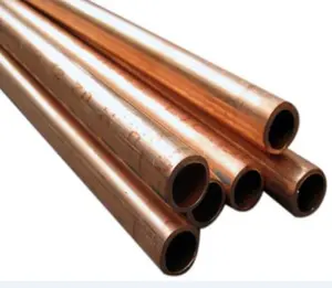 ASTM B111 C12200 C2400 C70600 C71500 Nickel Brass Tube Cold Rolled Round Refrigeration Copper Tube for Machinery Manufacturing