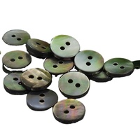 Kancing Mata Kupu-kupu Bulat 2 Lubang Kustom Jiashan Real Shell untuk Jas