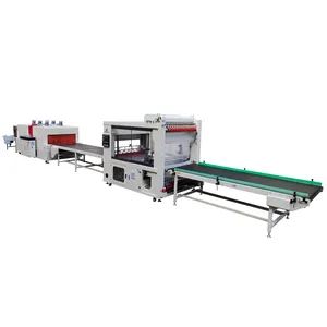 corrugated boxes shrink wrapping machine automatic double side sealing shrink wrapping packing machine for carton box